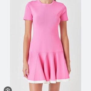 English Factory Vibrant Pink dress